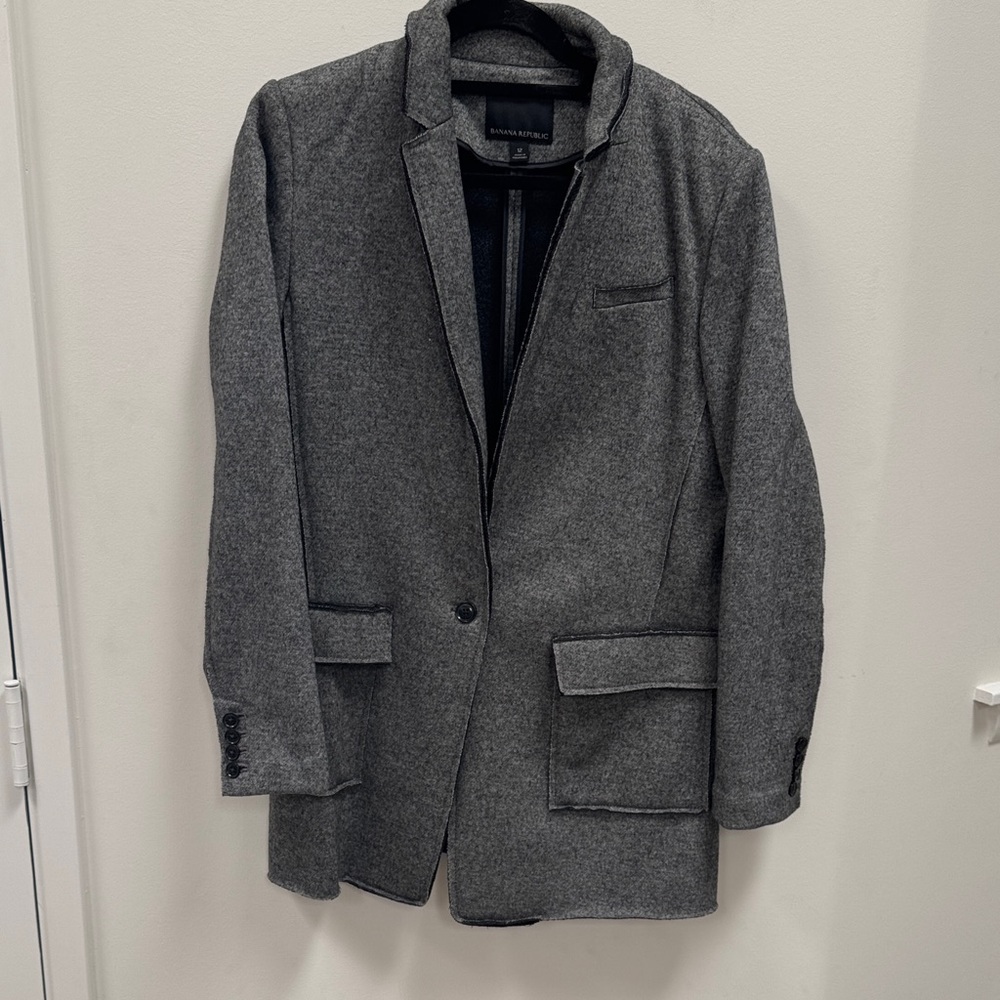 Banana Republic Gray Blazer